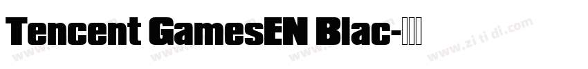 Tencent GamesEN Blac字体转换